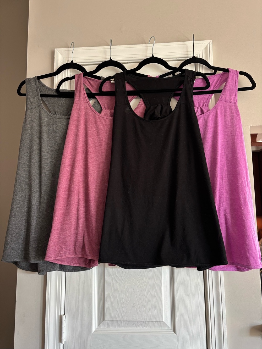 Bundle: 4 Plus-Size Reebok Racerback Workout Tops size 2x